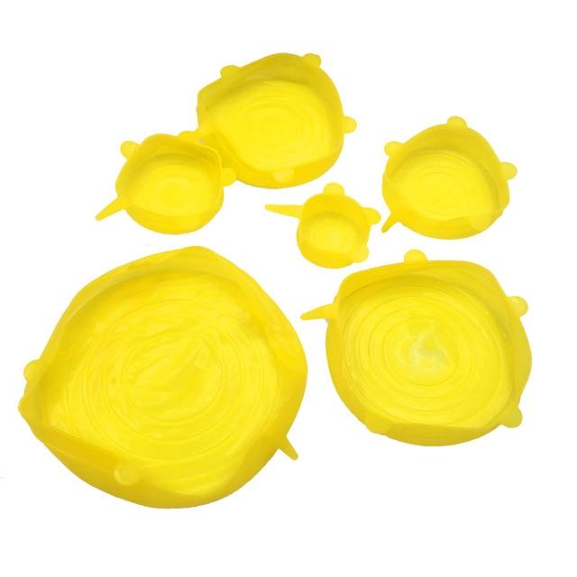 FlexiCover SmartSeal — 6 Reusable Silicone Food Lids