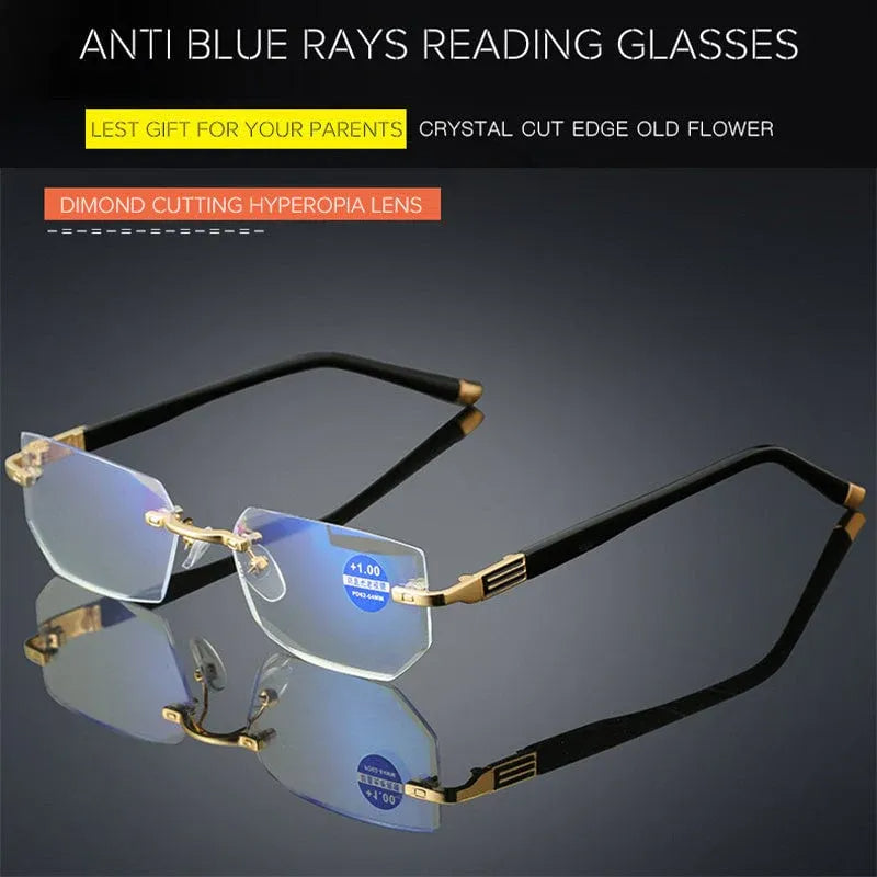 Progressive Reading Glasses with High Hardness and Anti-Blue Light Filter for Distance and Near Vision | ventumra