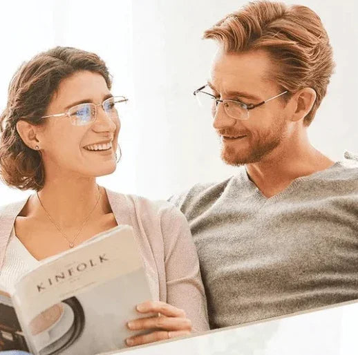 Progressive Reading Glasses with High Hardness and Anti-Blue Light Filter for Distance and Near Vision | ventumra