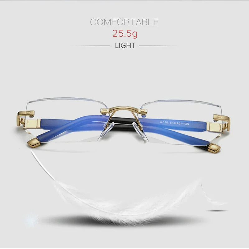 Progressive Reading Glasses with High Hardness and Anti-Blue Light Filter for Distance and Near Vision | ventumra