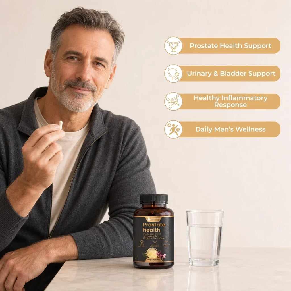 Natural Prostate Health Capsules: Support Urinary Flow & Uninterrupted Sleep
