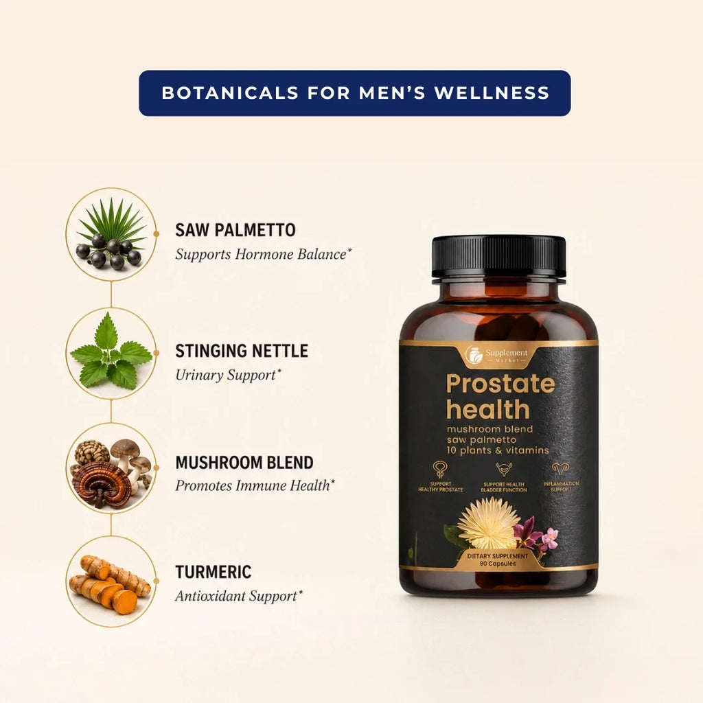 Natural Prostate Health Capsules: Support Urinary Flow & Uninterrupted Sleep