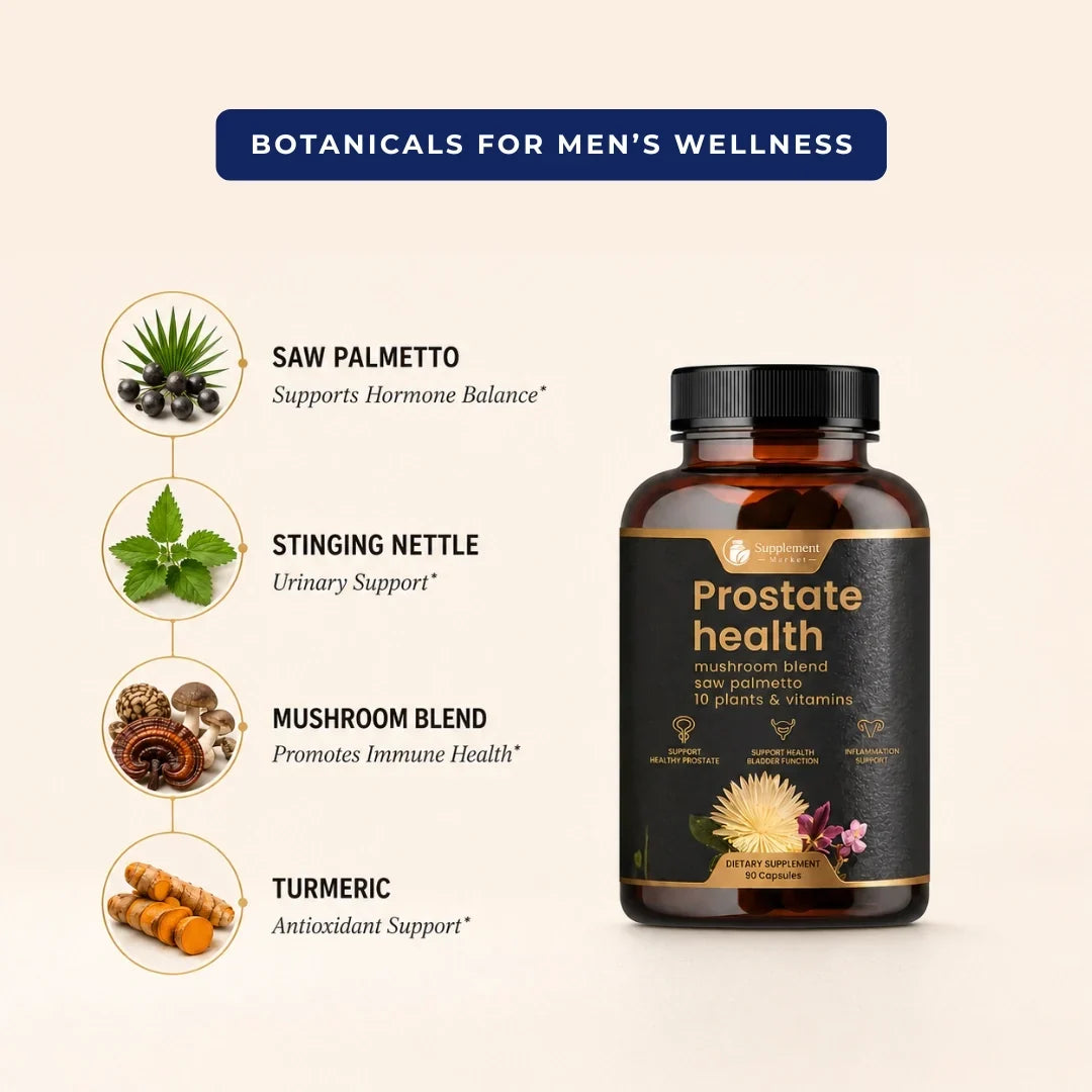 Natural Prostate Health Capsules: Support Urinary Flow & Uninterrupted Sleep