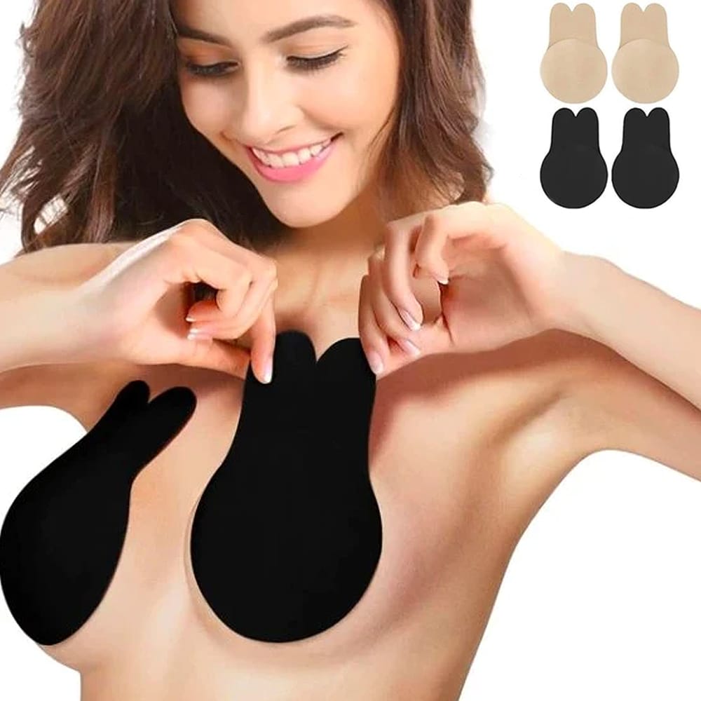 Invisible Self-Adhesive Silicone Push-Up Bra — Strapless Cups
