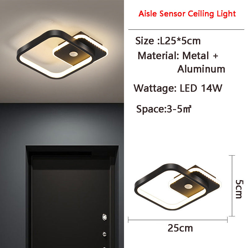 Luminex Motion-Activated LED Ceiling Light — Energy-Saving Sensor