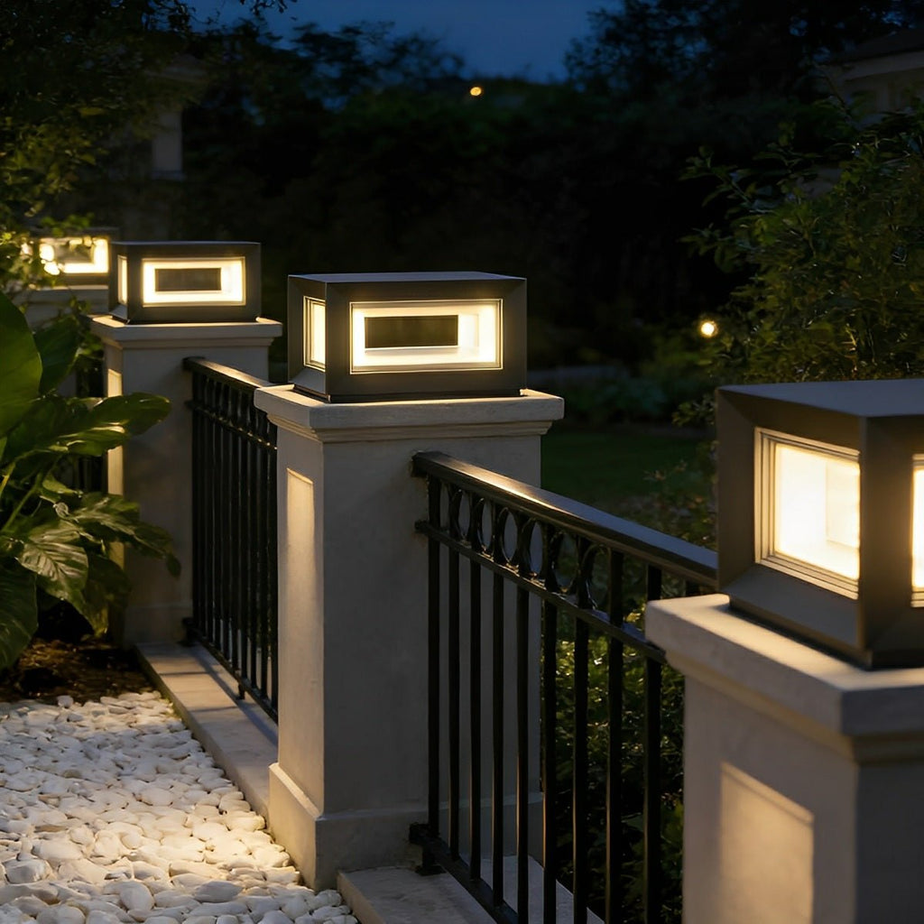 Rectangular LED Outdoor Pillar Light | Ventumra
