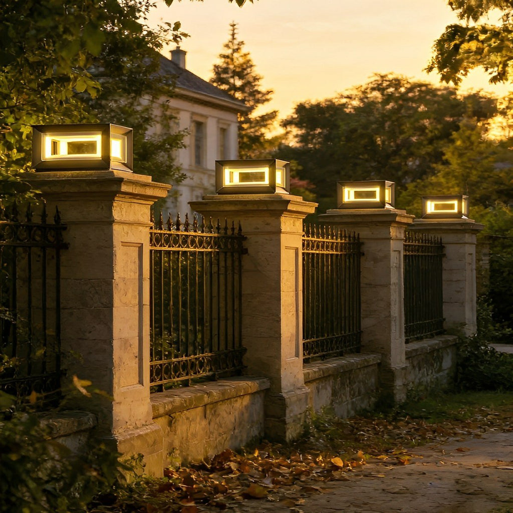 Rectangular LED Outdoor Pillar Light | Ventumra