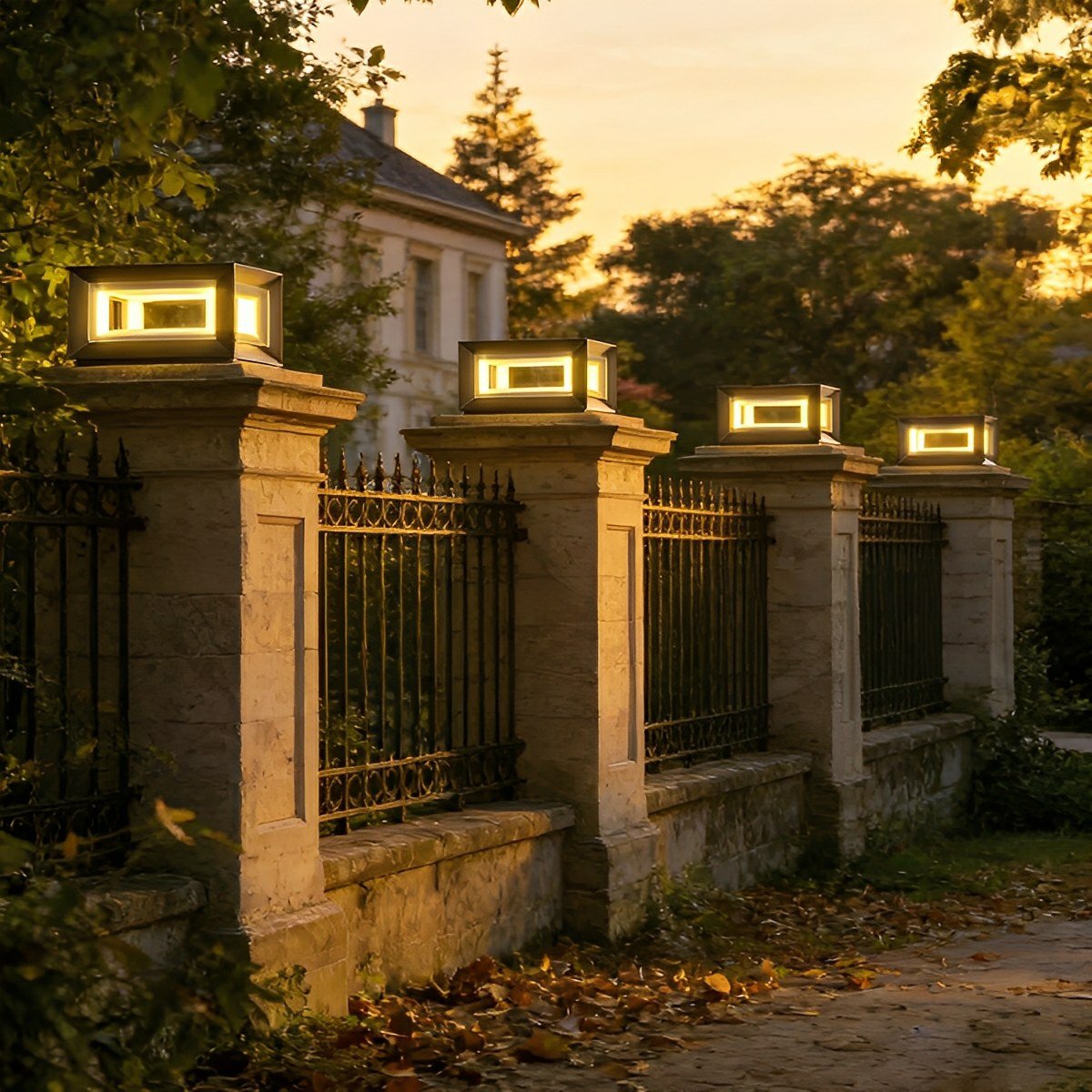 Rectangular LED Outdoor Pillar Light | Ventumra