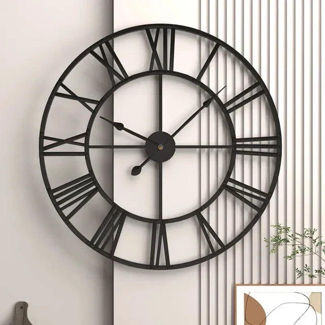 RetroRoman - Metal Majesty Clock | ventumra