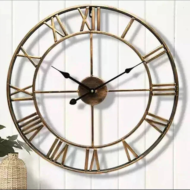 RetroRoman - Metal Majesty Clock | ventumra