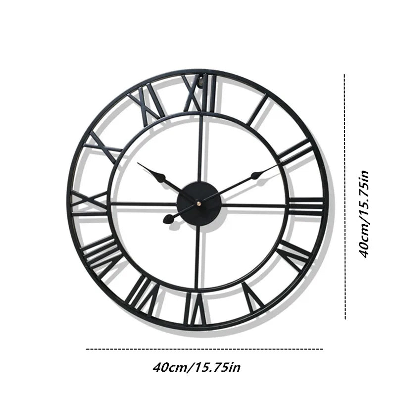RetroRoman - Metal Majesty Clock | ventumra