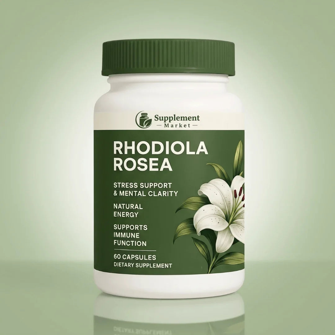 Rhodiola Rosea Capsules: Natural Stress Relief & Calm Energy Support
