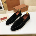 Men's Classic Suede Slip-On Loafers | ventumra