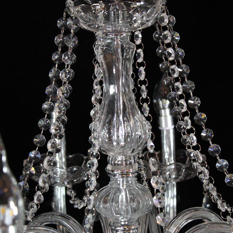 Silva Luxury Candlestick Clear Crystal Chandelier | ventumra