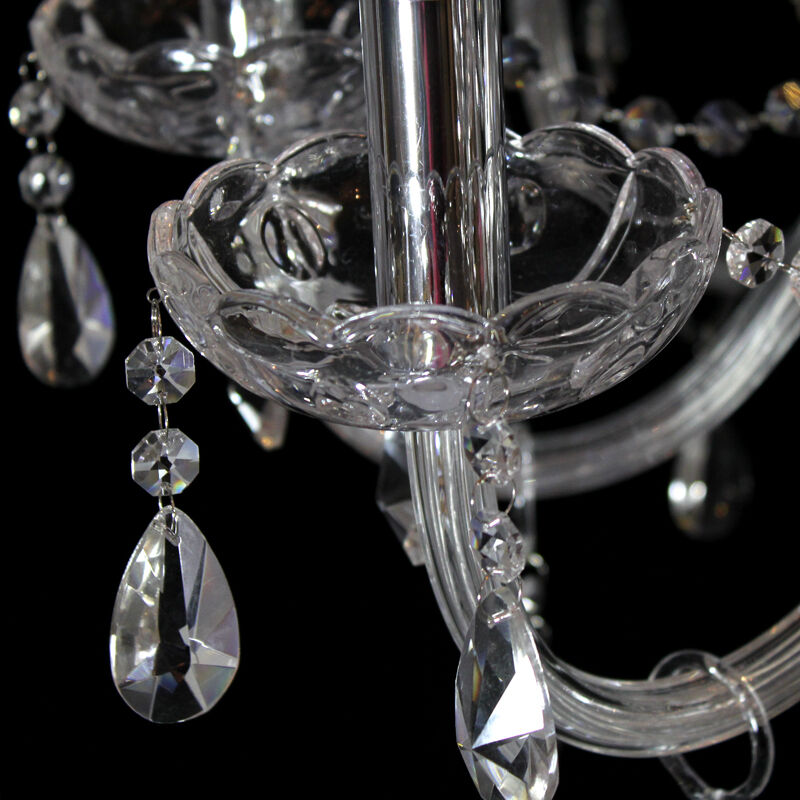 Silva Luxury Candlestick Clear Crystal Chandelier | ventumra