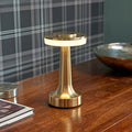 NovaBar Retro Bar Table Lamp Sleek Chrome Finish Accent
