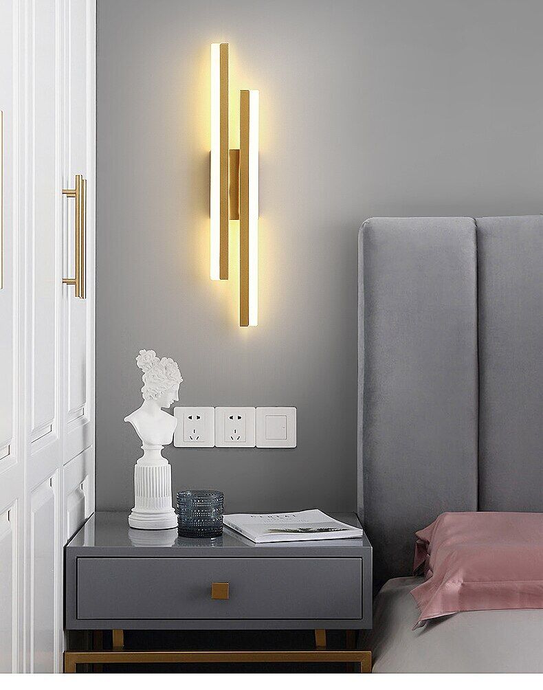 Stripe Pattern LED Wall Lamp for Hallways and Living Areas