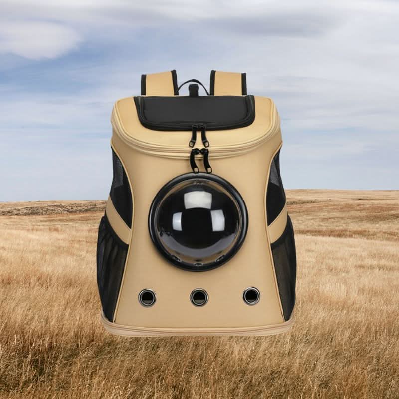 VistaPaw Foldable Cat Travel Bag — Panorama Window, Padded Base