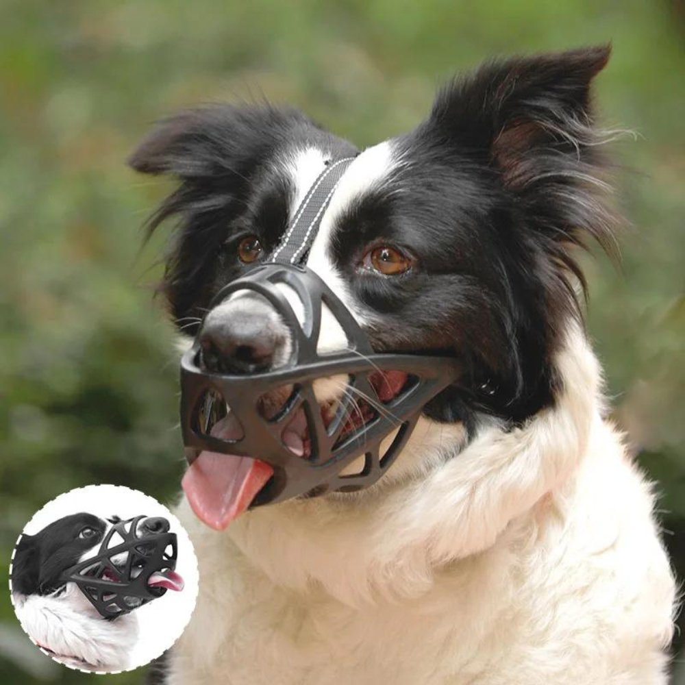 SafeBark Adjustable Dog Muzzle for No Barking | ventumra