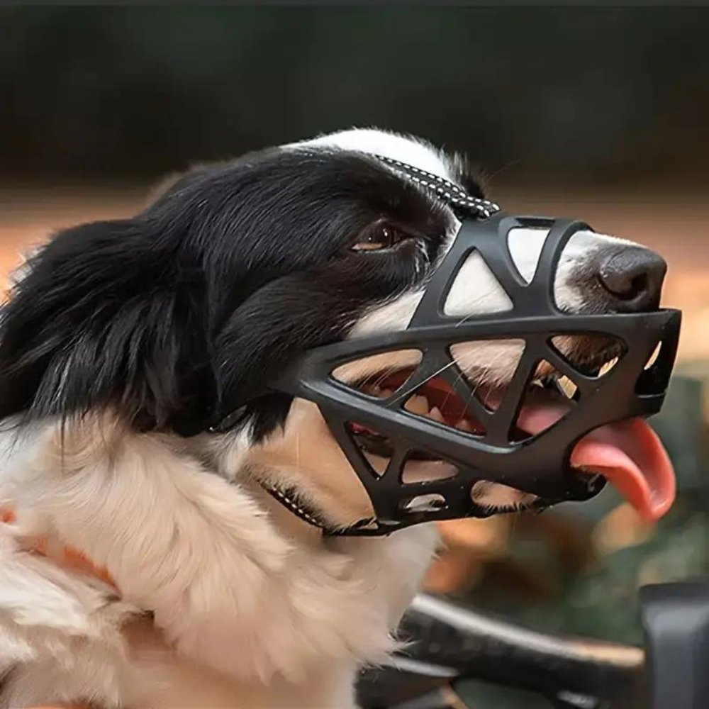 SafeBark Adjustable Dog Muzzle for No Barking | ventumra