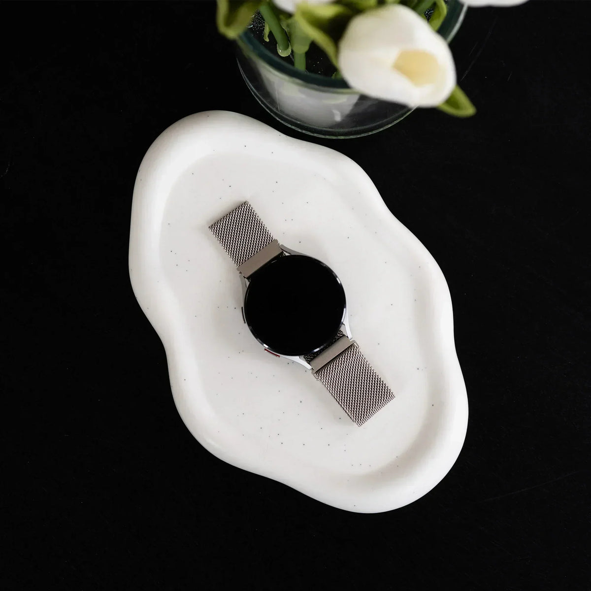 Csillagfényes milánói szíj Samsung Galaxy Watch 6 40 mm-hez | Ventumra