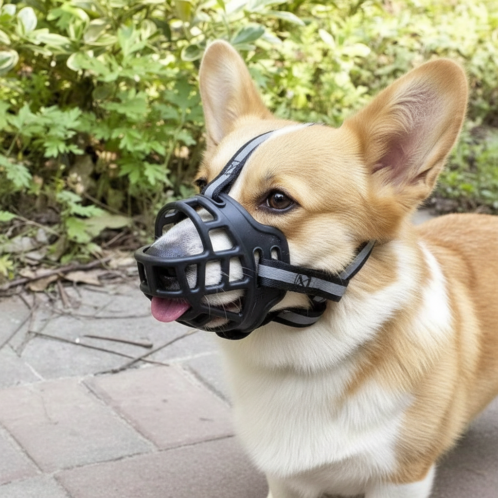 SecureFit Breathable Dog Muzzle for Biting & Barking Control | ventumra