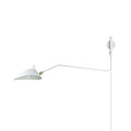 Adjustable Long Arm Metal Wall Sconce with Rotating Shade | Ventumra