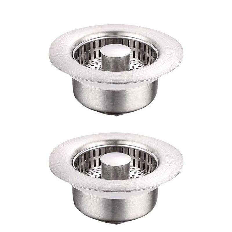 AquaGuard Stainless Steel Drain Strainer — Hair Catcher