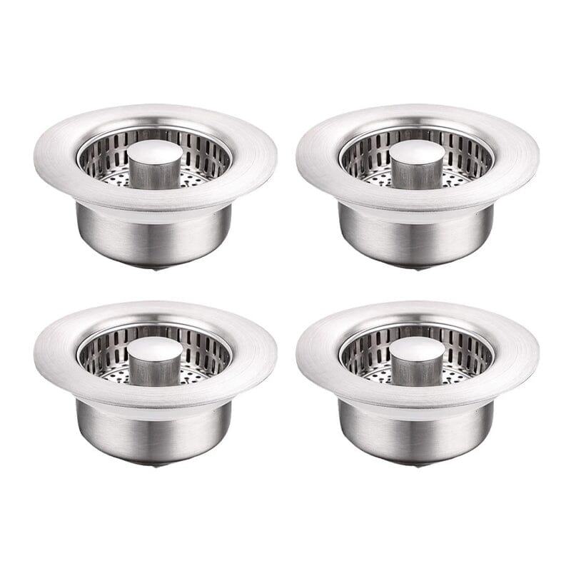 AquaGuard Stainless Steel Drain Strainer — Hair Catcher