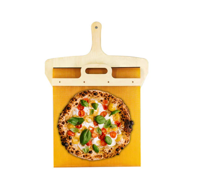 Italian Birch Pizza Peel with Sliding Mechanism | ventumra