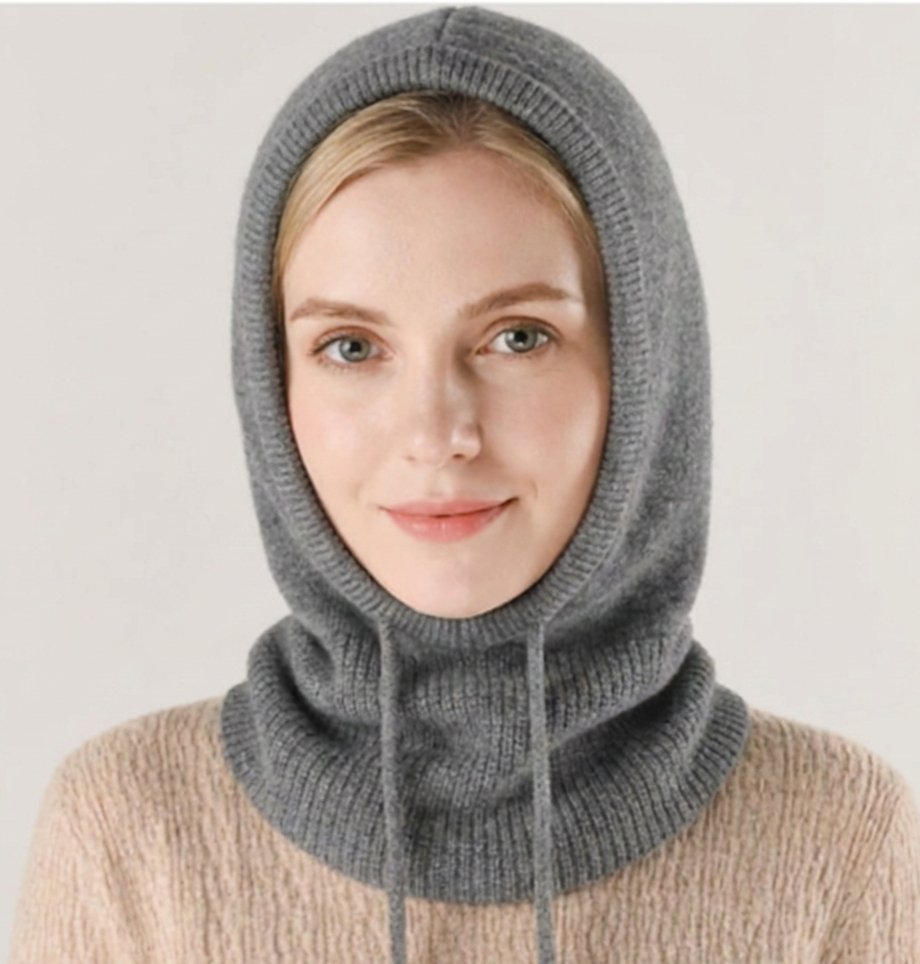 Cozy Cashmere Blend Hooded Balaclava for Chilly Weather | ventumra