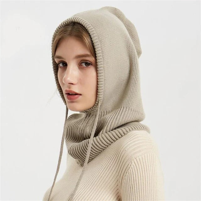 Cozy Cashmere Blend Hooded Balaclava for Chilly Weather | ventumra