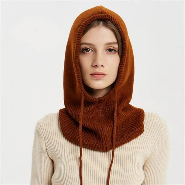 Cozy Cashmere Blend Hooded Balaclava for Chilly Weather | ventumra