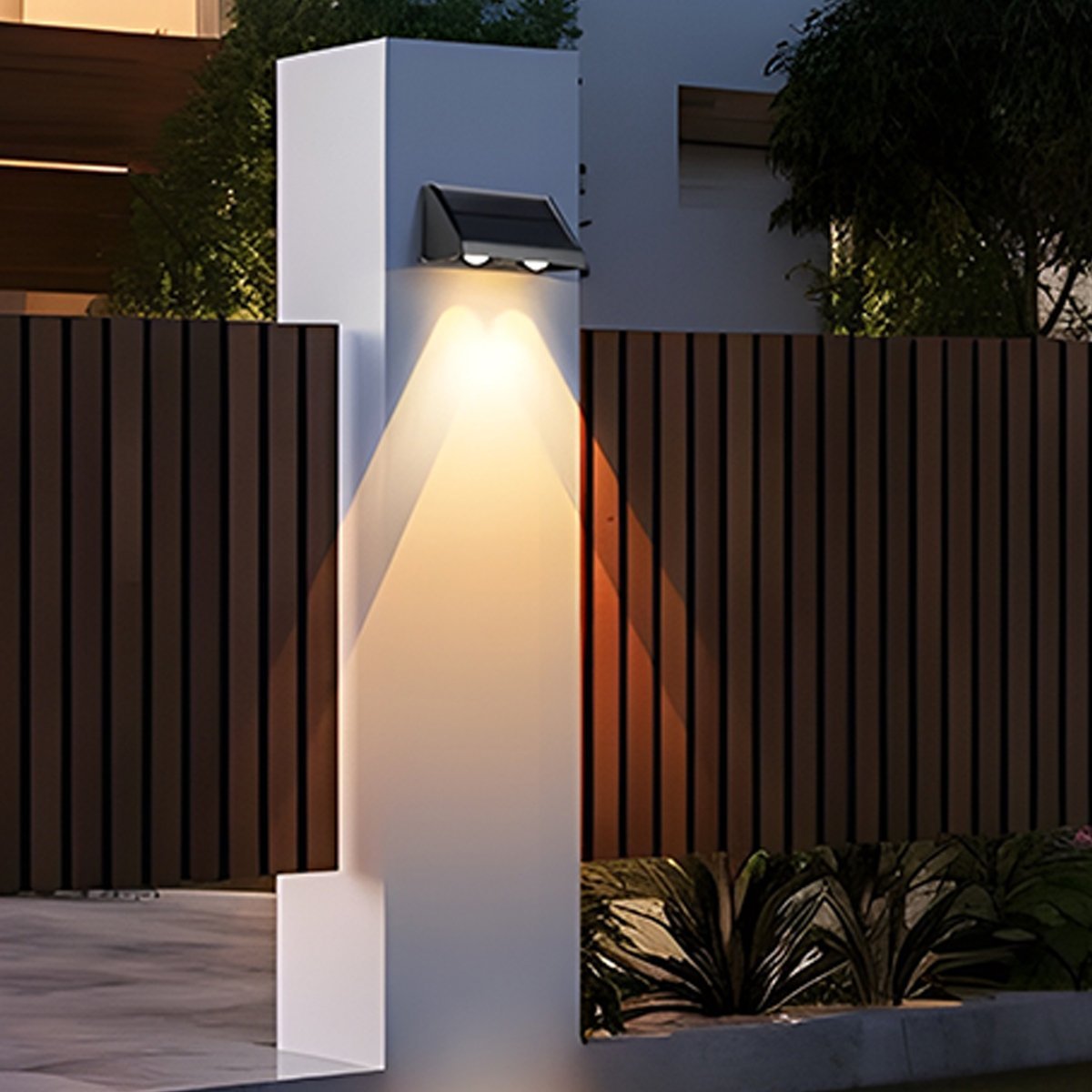 Solar Geometric Up Down Wall Light | Ventumra