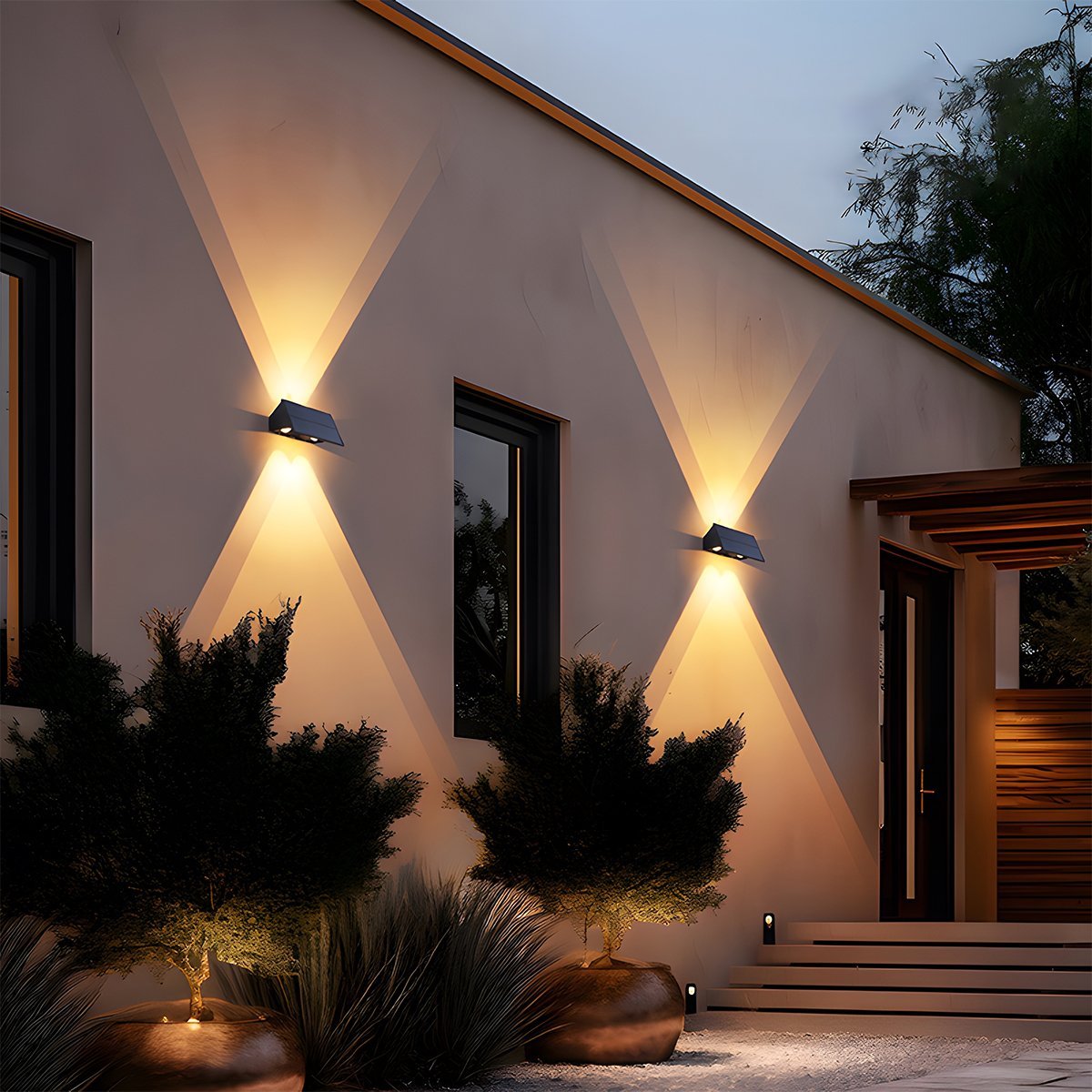 Solar Geometric Up Down Wall Light | Ventumra