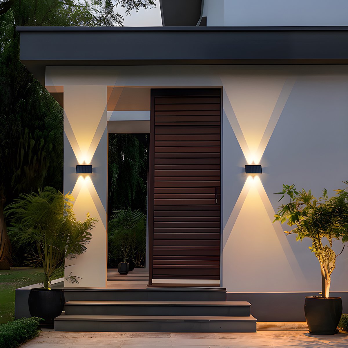 Solar Geometric Up Down Wall Light | Ventumra