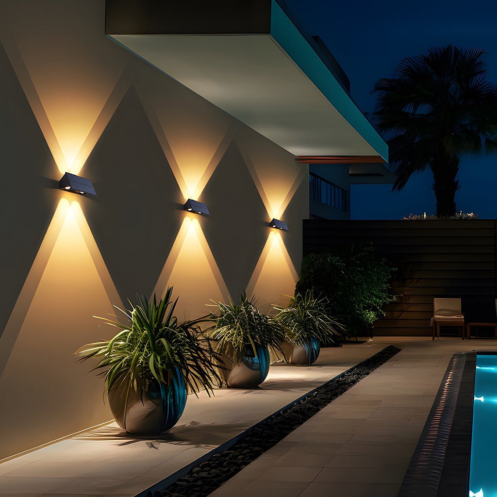 Solar Geometric Up Down Wall Light | Ventumra