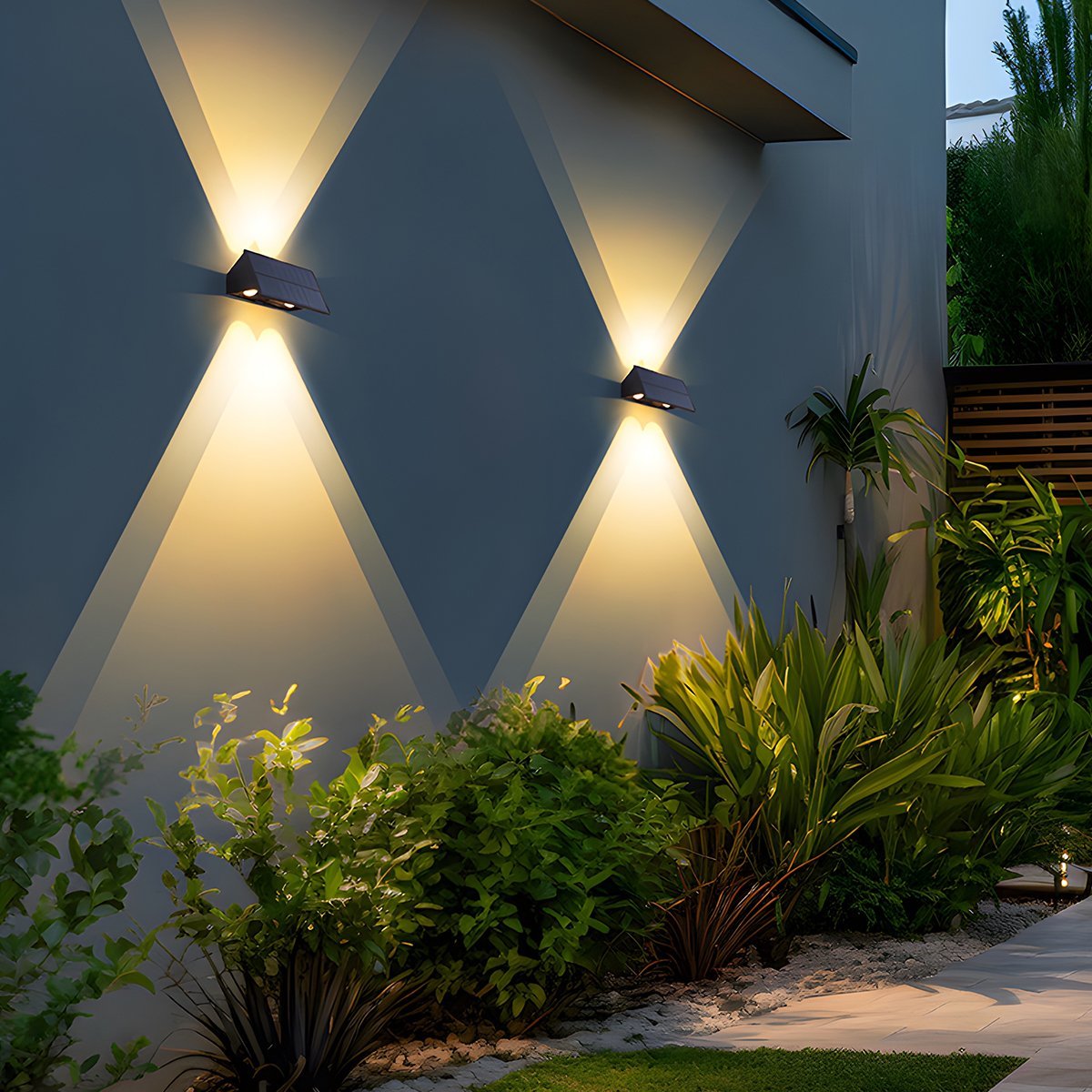 Solar Geometric Up Down Wall Light | Ventumra