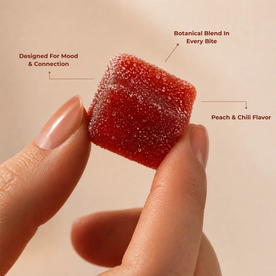 Würzige Würfel-Gummibonbons – Für natürliche Intimität und Unterstützung der Stimmung mit Maca-Wurzel