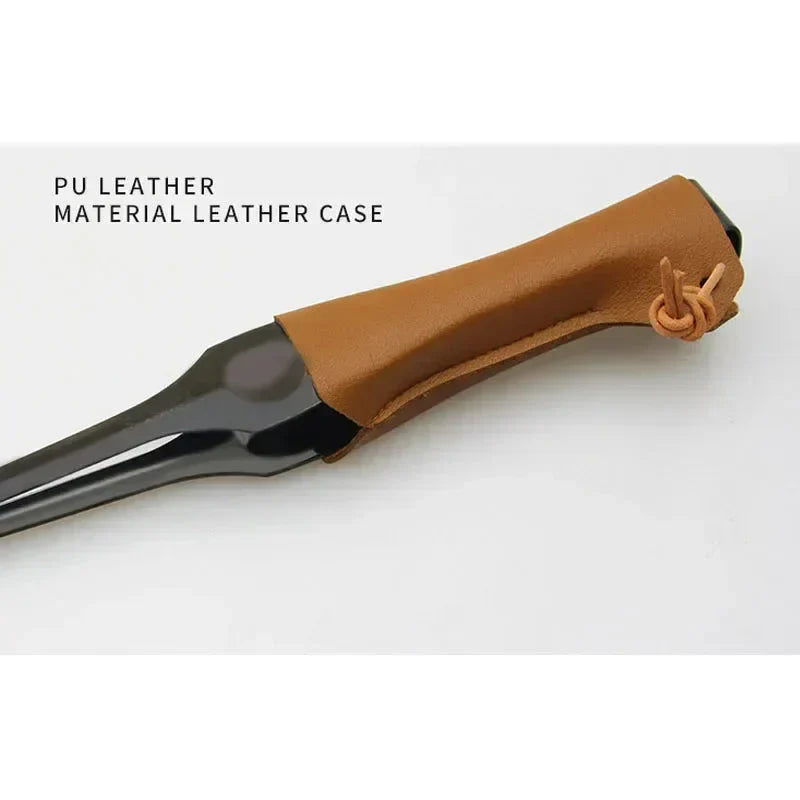 Conjunto de pinças para BBQ em aço inoxidável — pega ergonómica antiderrapante