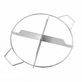 Stainless Steel Precision Cake Cutter — Adjustable 4–10 Portions