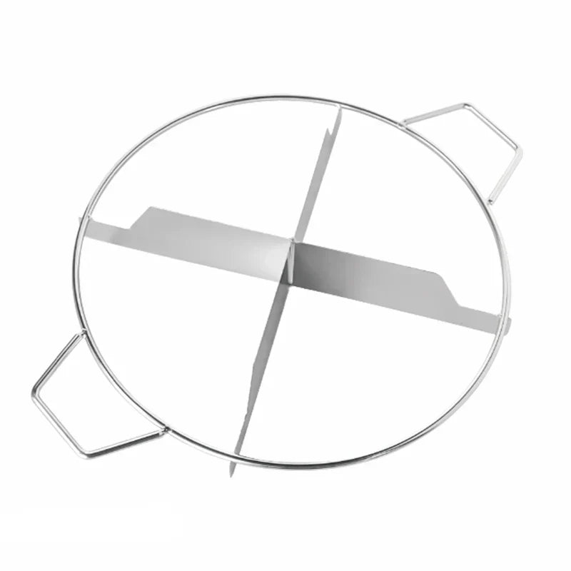 Stainless Steel Precision Cake Cutter — Adjustable 4–10 Portions