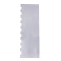 Stainless Steel Cake Smoother — Double-Sided Patterned Edges