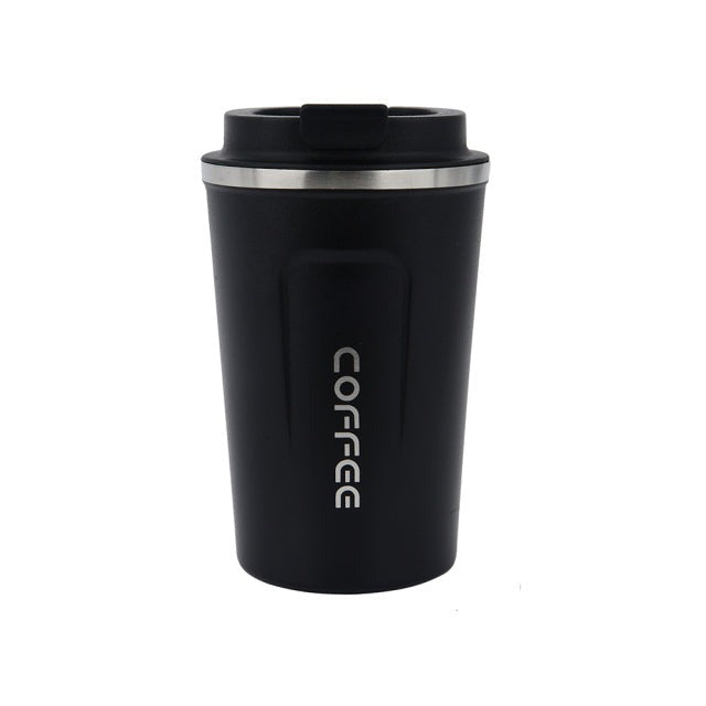 Stainless Steel Thermal Travel Mug — Double-Wall Coffee Cup
