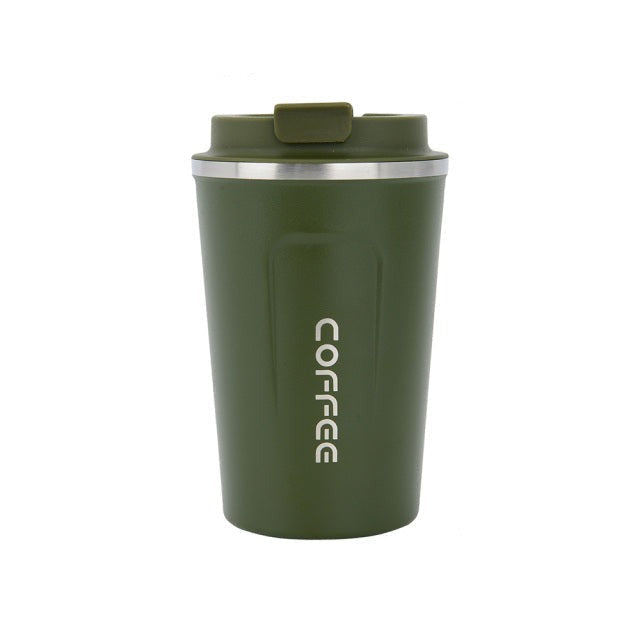 Stainless Steel Thermal Travel Mug — Double-Wall Coffee Cup