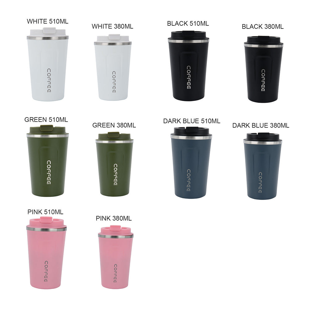 Stainless Steel Thermal Travel Mug — Double-Wall Coffee Cup