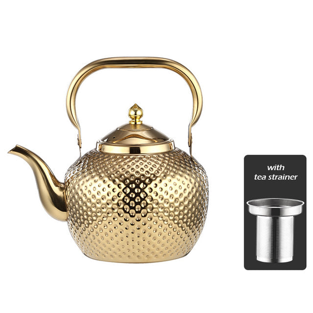 AquaCraft Stainless Steel Tea-Strainer Cooking Kettle
