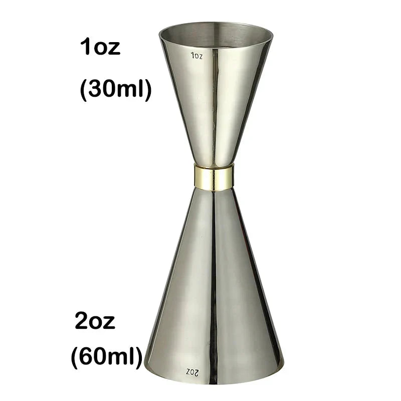 Mixology Master Stainless Steel Jigger — Precise Cocktail Measure