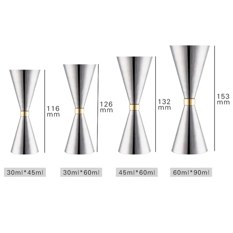 Mixology Master Stainless Steel Jigger — Precise Cocktail Measure