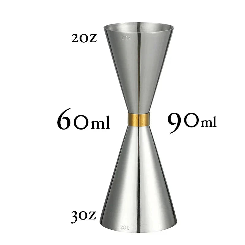 Mixology Master Stainless Steel Jigger — Precise Cocktail Measure